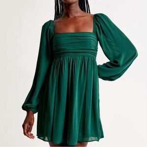 Abercrombie & Fitch Green Mini Dress